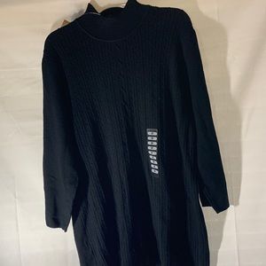 Black Evan Picones sweater size 3x